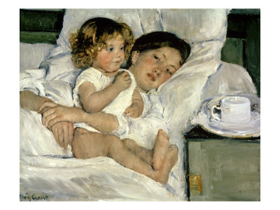 Mary Cassatt "Breakfast in Bed"